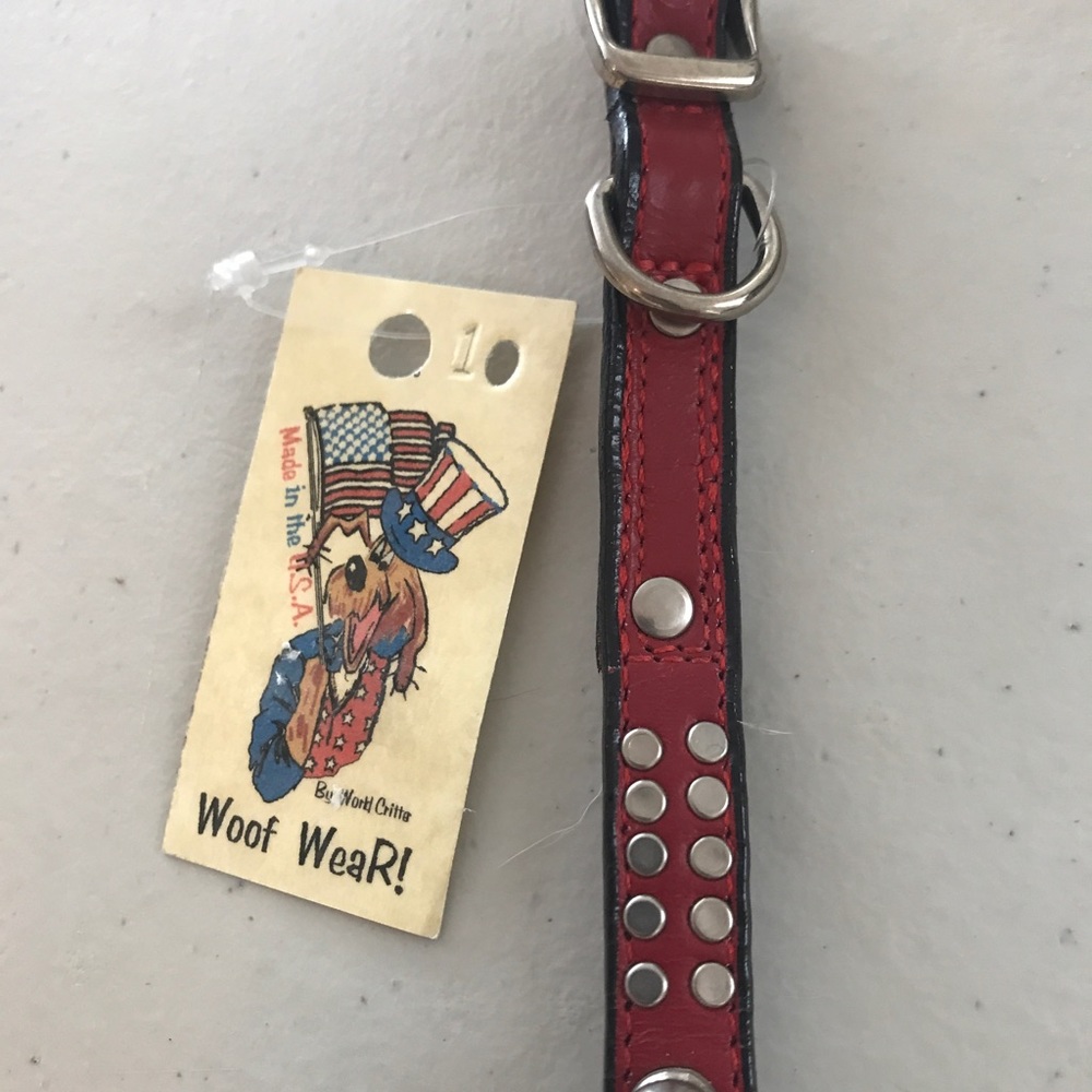Woof Wear Dog Collar 10” Spikes
